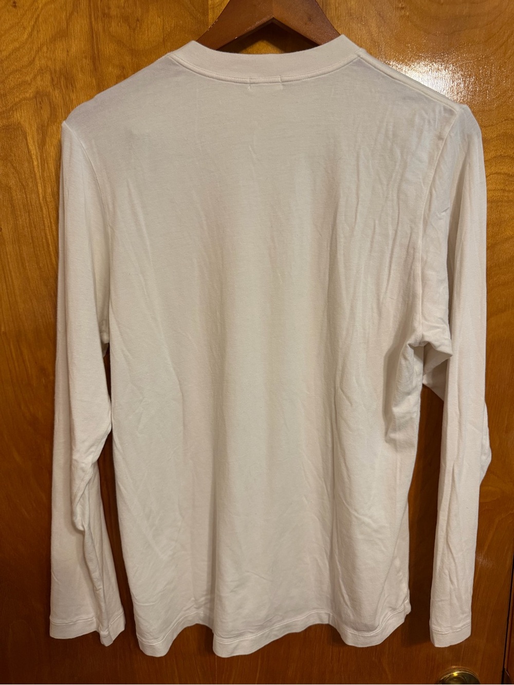 SKIMS Women’s Soft Lounge Long Sleeve T-Shirt White Size Small S Modal Ble - Picture 4 of 4